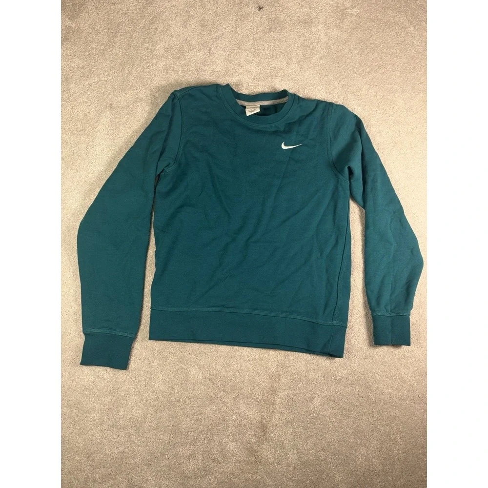 Nike Sportswear French Terry Sweatshirt Teal Green 637902-381 S